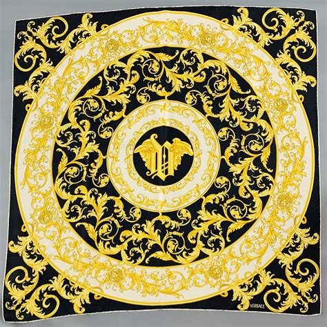 versace baroque black and gold